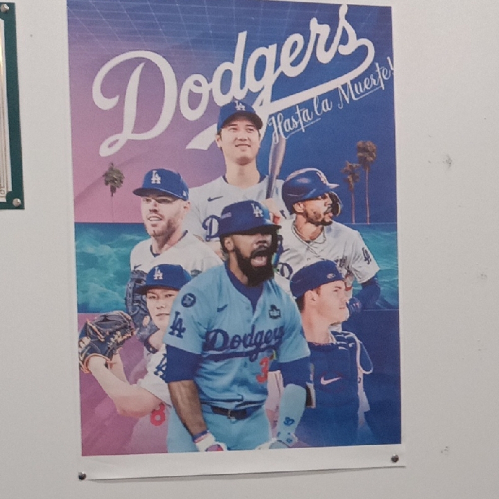 Dodgers Team Poster